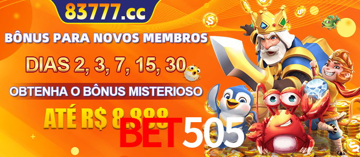 Anúncio dos benefícios para Membro VIP Sênior na plataforma bet505, incluindo bônus promocionais, semanais e mensais, ilustrado com o personagem Fortune Tiger.